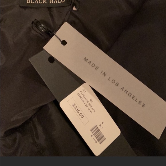 Black Halo Dress Black & White Sheath Dress size 8 - Picture 7 of 13